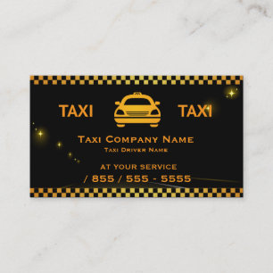 Cab Companyのタクシー運転手の名刺 名刺