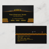 Cab Companyのタクシー運転手の名刺 名刺 (正面/裏面)
