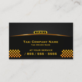 Cab Companyのタクシー運転手の名刺 名刺