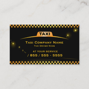 Cab Companyのタクシー運転手の名刺 名刺