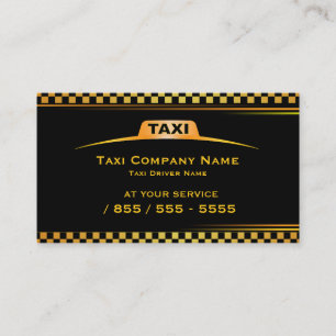Cab Companyのタクシー運転手の名刺 名刺