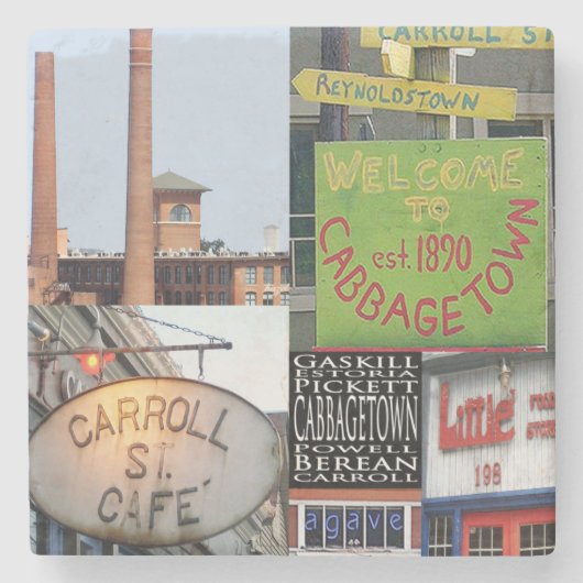 Cabagetown Atlanta、Cabbagetown Coaster ストーンコースター (正面)
