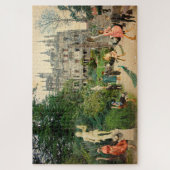 Cabalgando avestruces en A Regaleira (Portugal) ジグソーパズル (縦)