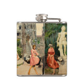 Cabalgando avestruces en A Regaleira (Portugal) フラスク (裏面)