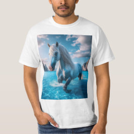 Caballo en aguas cristalinas tシャツ