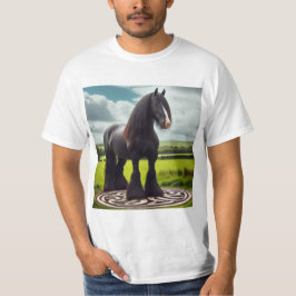 Caballo sobre el nudo celta tシャツ