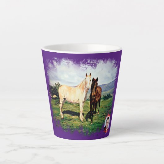 Caballos カフェラテマグ (正面)