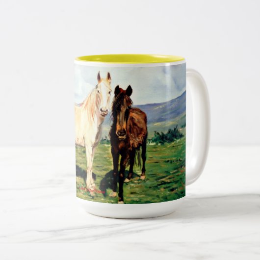 Caballos ツートーンマグカップ (正面右)