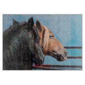 Caballos/Cabalos/Horses カッティングボード (正面)