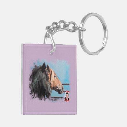 Caballos/Cabalos/Horses キーホルダー (裏面左)