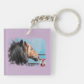 Caballos/Cabalos/Horses キーホルダー (裏面)