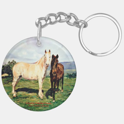 Caballos/Cabalos/Horses キーホルダー (裏面左)