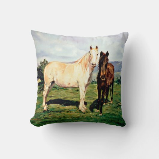 Caballos/Cabalos/Horses クッション (正面)