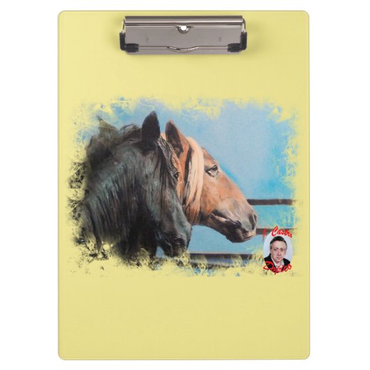 Caballos/Cabalos/Horses クリップボード (正面)