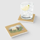 Caballos/Cabalos/Horses ストーンコースター (横)