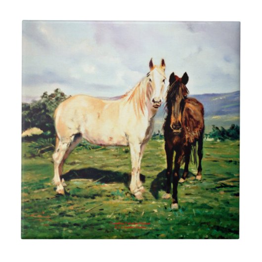 Caballos/Cabalos/Horses タイル (正面)