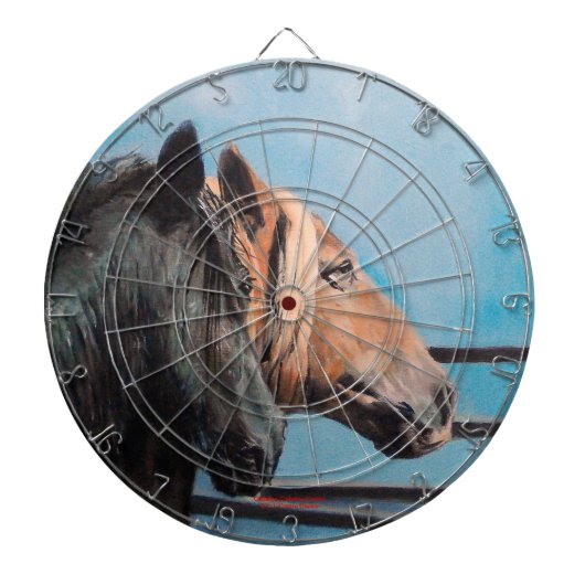 Caballos/Cabalos/Horses ダーツボード (正面)