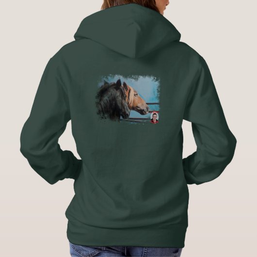Caballos/Cabalos/Horses パーカ (裏面)