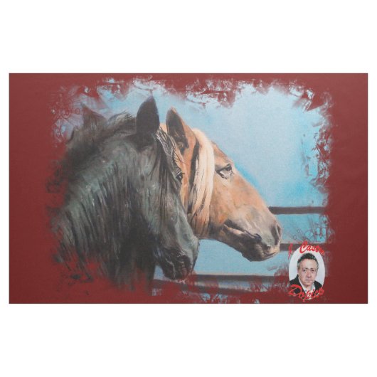 Caballos/Cabalos/Horses ファブリック (ヤード)