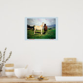 Caballos/Cabalos/Horses ポスター (キッチン)