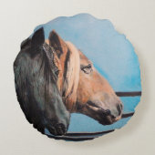 Caballos/Cabalos/Horses ラウンドクッション (裏面)