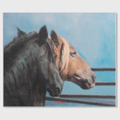 Caballos/Cabalos/Horses ラッピングペーパー (フラット)