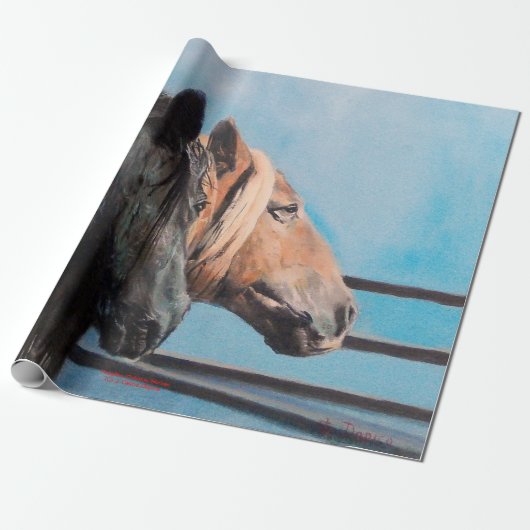 Caballos/Cabalos/Horses ラッピングペーパー (アンロールド)