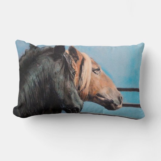 Caballos/Cabalos/Horses ランバークッション (正面)