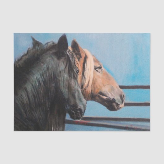 Caballos/Cabalos/Horses 薄葉紙 (正面)