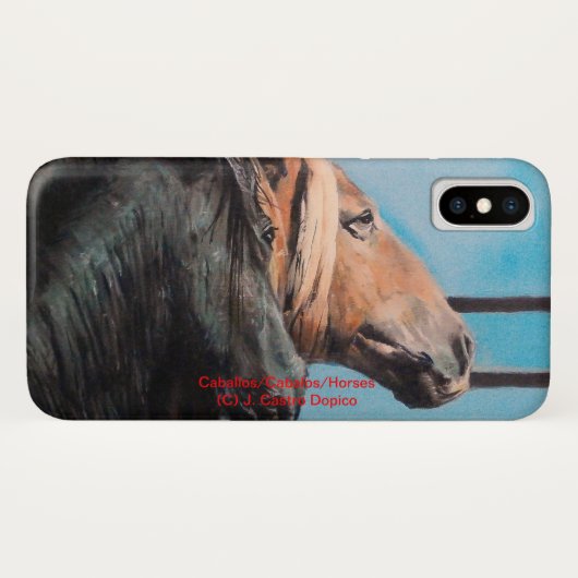 Caballos/Cabalos/Horses Case-Mate iPhoneケース (裏面(横))