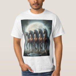 Caballos Silvestres Bajo la Luna Tシャツ