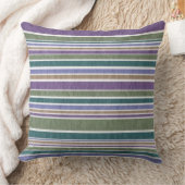 「CABANAカジュアルストライプ」のおもしろいトレンドカラフル クッション (ブランケット)
