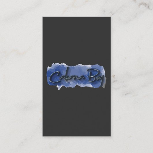 cabana boy T-Shirt 名刺 (正面)