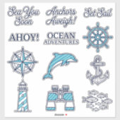 Cabana Sail Voyage Stickers シール (シート)