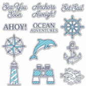 Cabana Sail Voyage Stickers シール (正面)