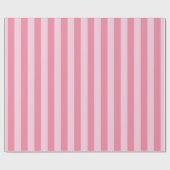 Cabana Stripes in Pink ラッピングペーパー (フラット)