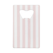 Cabana Stripes Palm Beach Monogram Crest クレジットカード栓抜き (裏面)