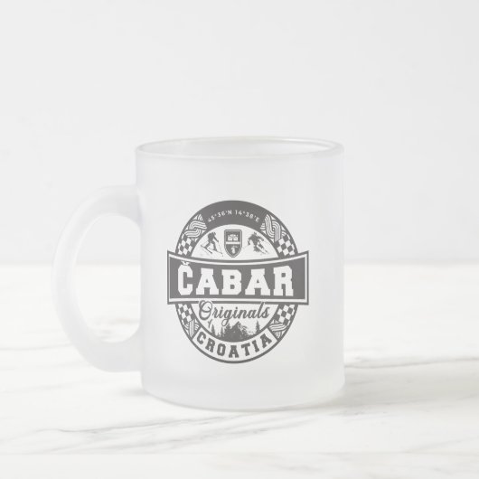 Čabar オリジナルズ フロストグラスマグカップ (左)