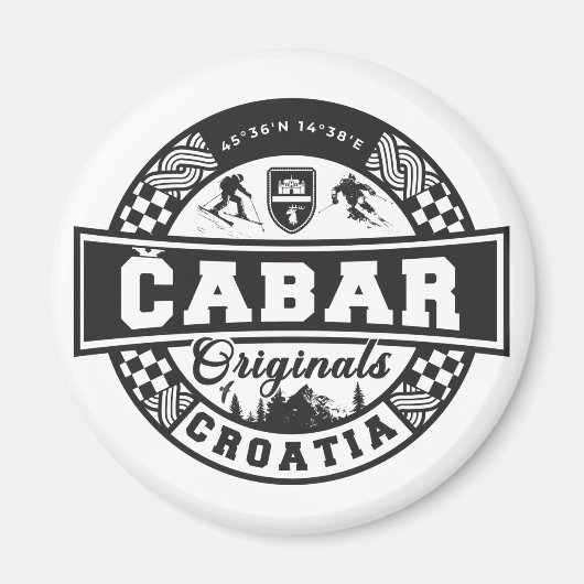 Čabar オリジナルズ マグネット (正面)