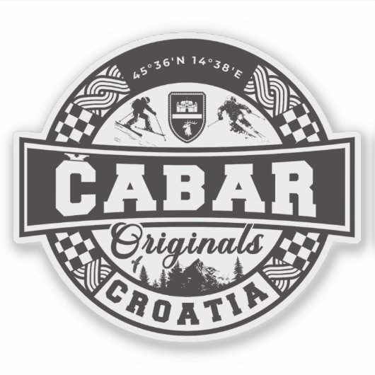Čabar Originals シール (正面)