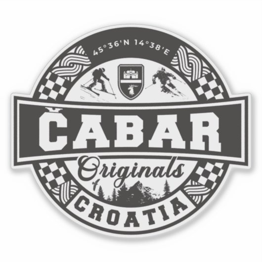 Čabar Originals シール (正面)