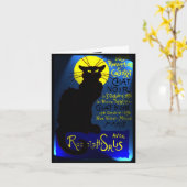 Cabaret du Chat Noir カード (黄色い花)