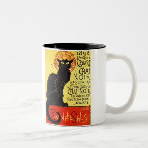 Cabaret du Chat Noir、Steinlen ツートーンマグカップ