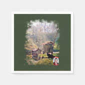 Cabazos スタンダードカクテルナプキン (正面)