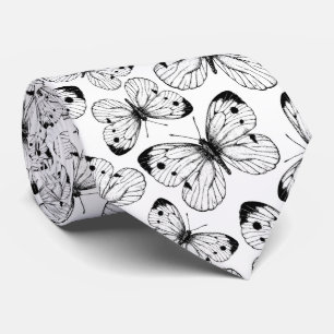 Cabbage butterfly pattern ネクタイ
