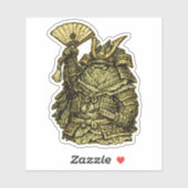 Cabbage Colonel — Funny Vegetable Commander  シール (シート)