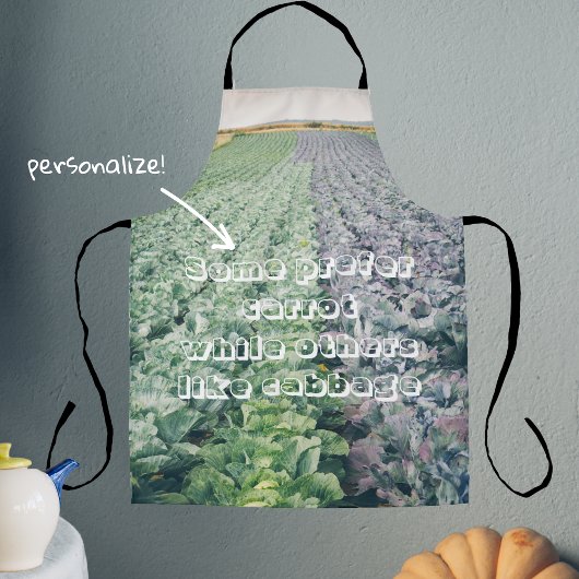 Cabbage Field: green&purple エプロン