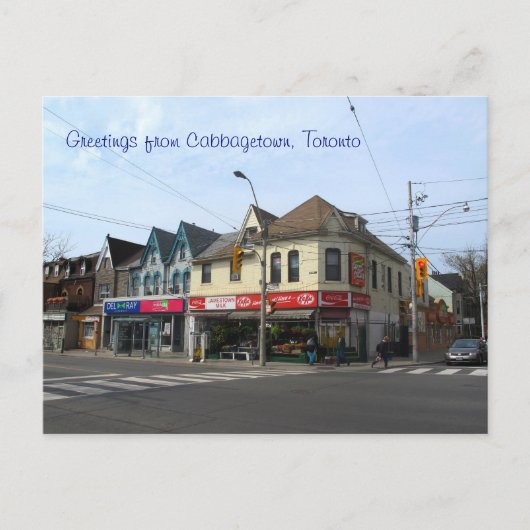 Cabbagetown、Toronto Touriss Pustcard ポストカード (正面)