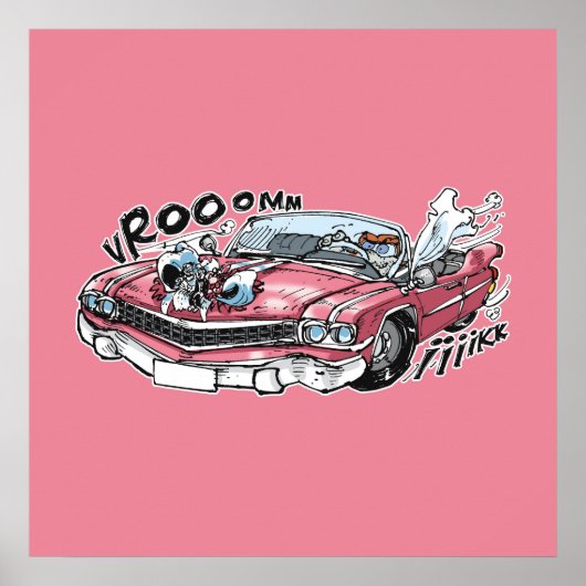 cabbar babaドライブのピンクのキャディラック ポスター (正面)