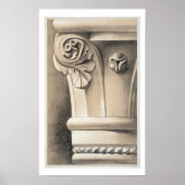 Ca'Bernardo, Capital of Window Shafts, from 'Examp ポスター (正面)